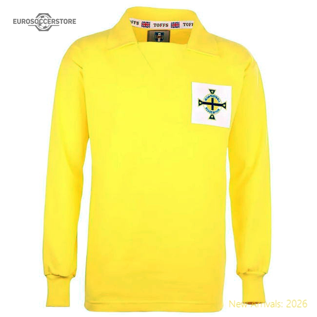 Northern Ireland Jennings Retro Goalkeeper Shirt-Football Shirts Shop