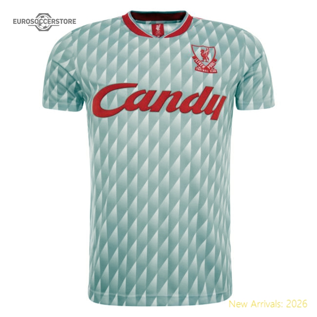 1989-1991 Liverpool Away Candy Retro Shirt-Football Shirts Shop