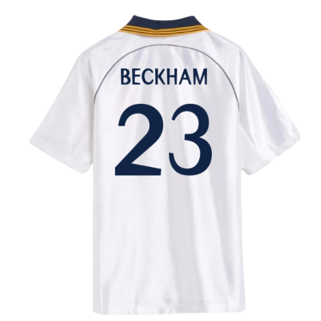 1998-2000 Real Madrid Reissue Home Shirt (Beckham 23)-Football Shirts Shop