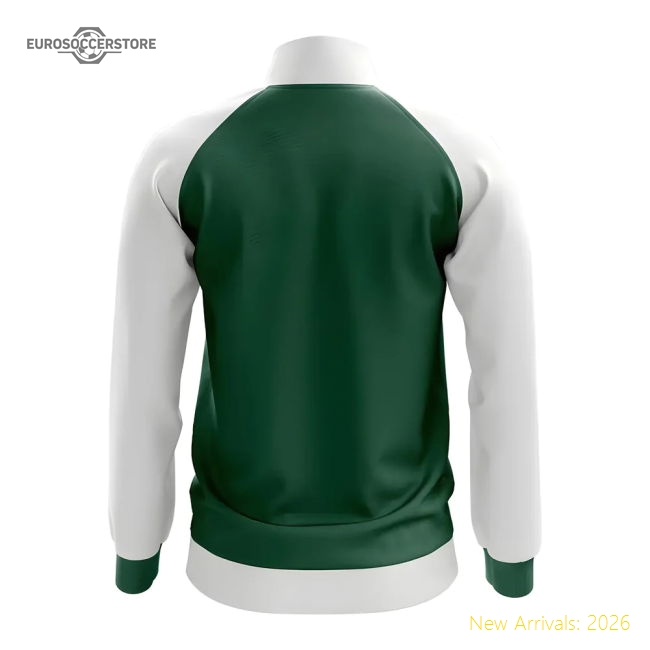 Turkmenistan Concept Football Track Jacket (Green)-Football Shirts Shop