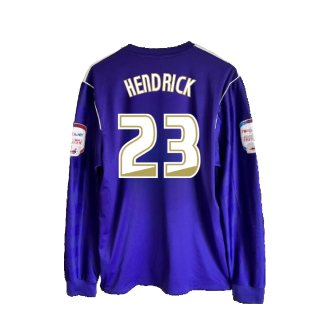 Derby County 2011-12 Away Long Sleeve Shirt (M) (Excellent) (Hendrick 23)-Football Shirts Shop