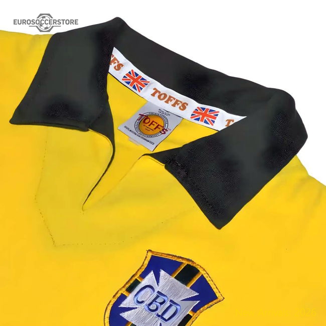 Brazil 1958 World Cup Retro Football Shirt-Football Shirts Shop