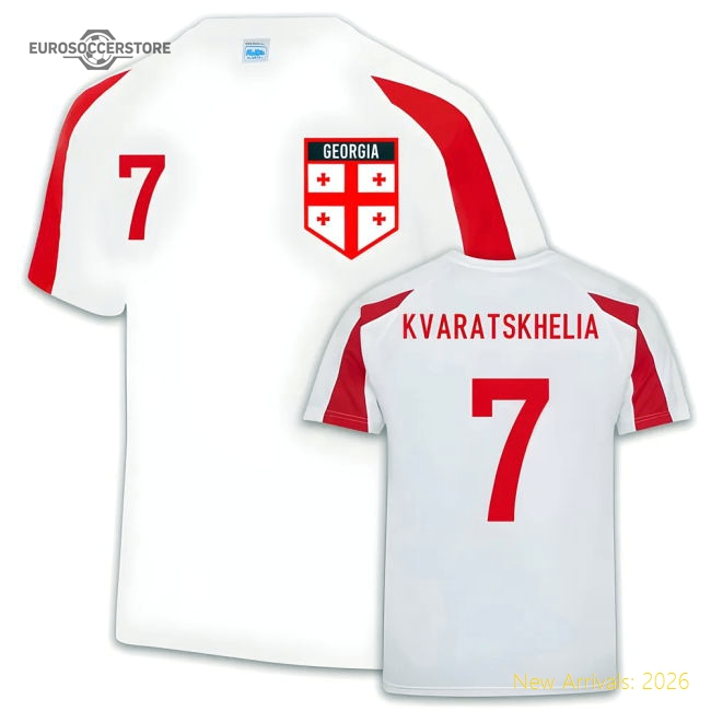 Georgia Sports Jersey Training (Khvicha Kvaratskhelia 7)-Football Shirts Shop