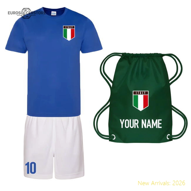 Personalised Italy Training Kit Package-Football Shirts Shop