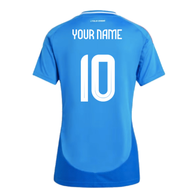 2024-2025 Italy Home Shirt (Ladies) (Your Name)-Football Shirts Shop