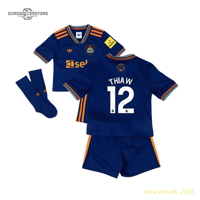 2025-2026 Newcastle Third Mini Kit (Thiaw 12)-Football Shirts Shop