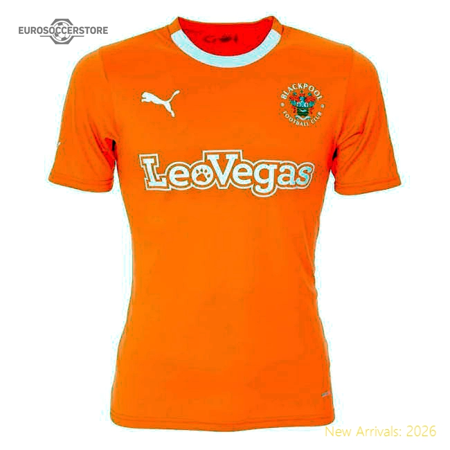 2023-2024 Blackpool Home Shirt-Football Shirts Shop