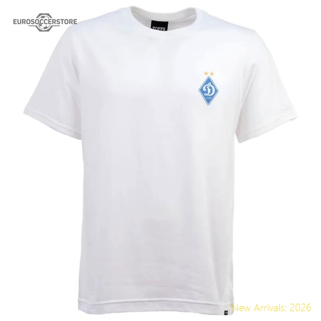 Dynamo Kiev 12th Man - White T-Shirt-Football Shirts Shop