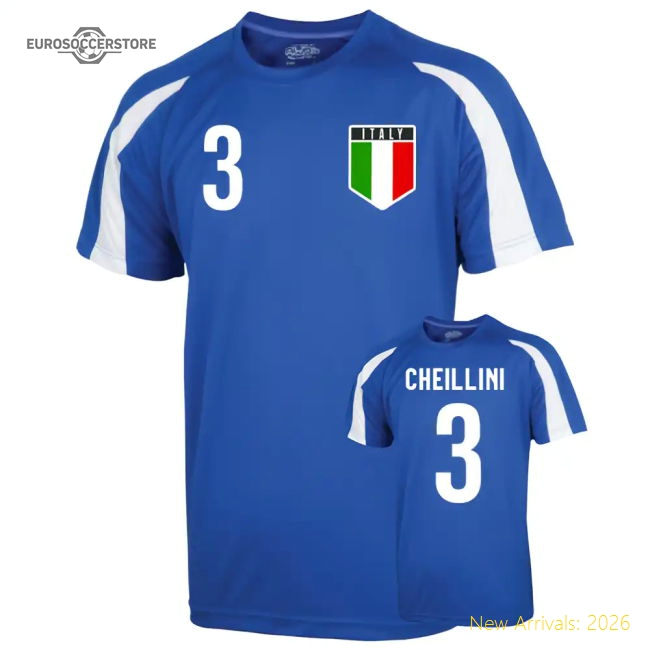Italy Sports Training Jersey (chiellini 3)-Football Shirts Shop