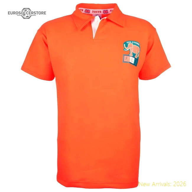 Ivory Coast 1980s Retro Football Shirt-Football Shirts Shop