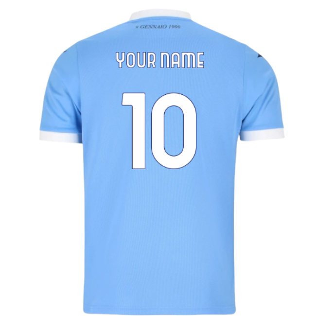 2025-2026 Lazio Home Shirt (Kids) (Your Name)-Football Shirts Shop