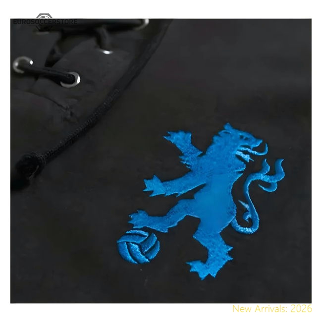 Chelsea Retro Black The Lionheart Shirt-Football Shirts Shop