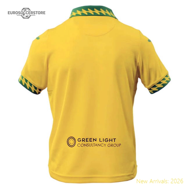 2025-2026 Norwich City Home Shirt - Kids-Football Shirts Shop