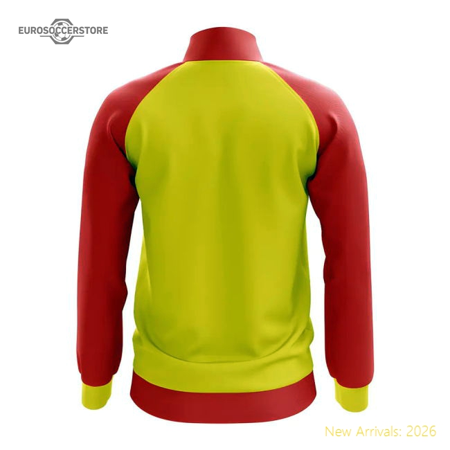 Bhutan Concept Football Track Jacket (Yellow) - Kids-Football Shirts Shop