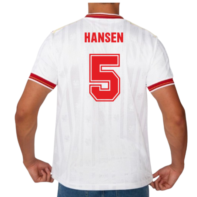 1986 Liverpool Away Crown Paints Retro Shirt (Hansen 5)-Football Shirts Shop