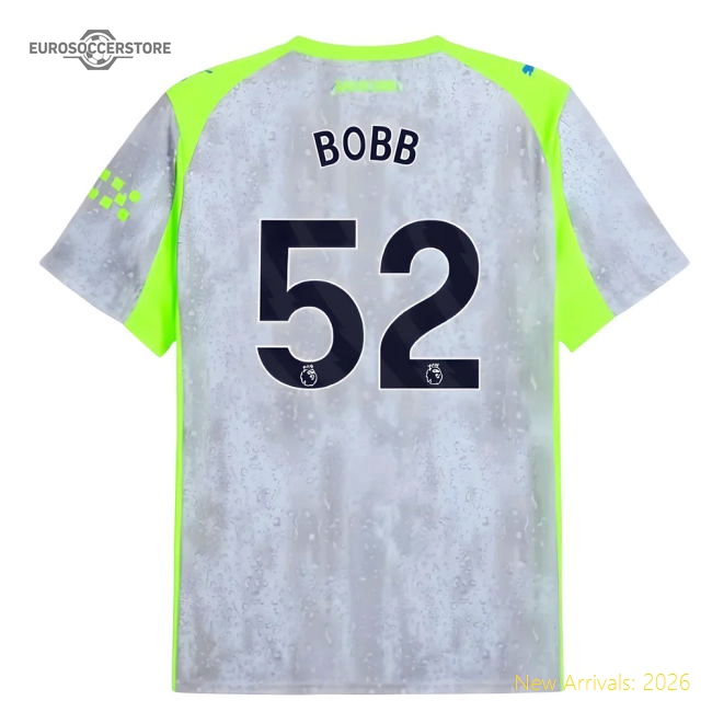 2025-2026 Man City Third Shirt (Bobb 52)-Football Shirts Shop