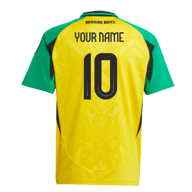 2024-2025 Jamaica Home Shirt (Kids) (Your Name)-Football Shirts Shop