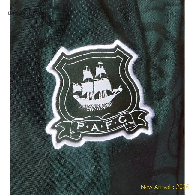 2025-2026 Plymouth Argyle Home Shirt (Kids)-Football Shirts Shop
