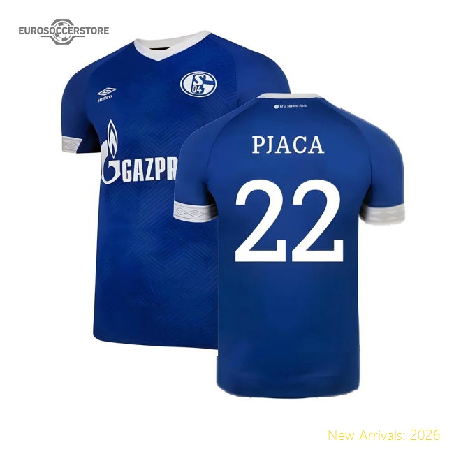 Schalke 2018-19 Home Shirt ((Mint) XXL) (Pjaca 22)-Football Shirts Shop