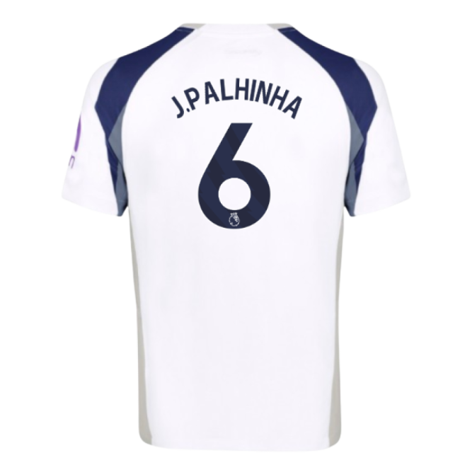 2025-2026 Tottenham Hotspur Home Shirt (J.Palhinha 6)-Football Shirts Shop