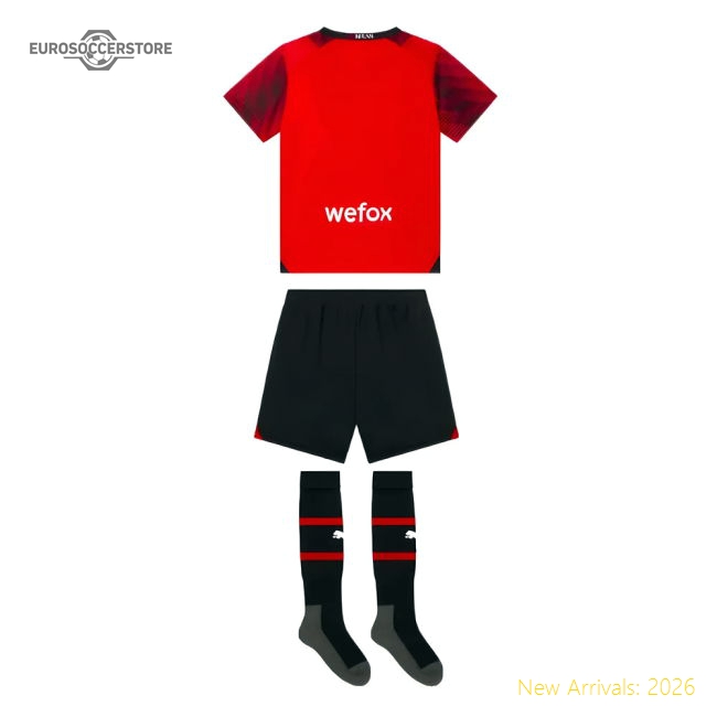 2023-2024 AC Milan Home Mini Kit-Football Shirts Shop