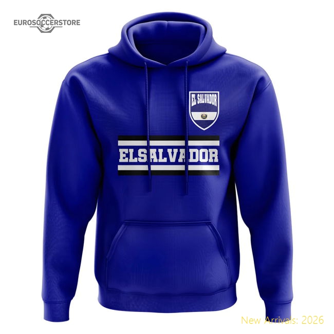 El Salvador Core Football Country Hoody (Royal)-Football Shirts Shop