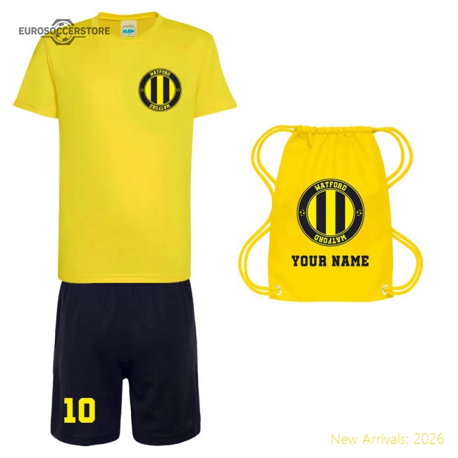 Personalised Watford Training Kit Package-Football Shirts Shop