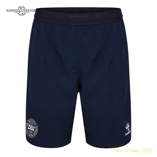 2024-2025 Denmark Pro Woven Shorts (Marine)-Football Shirts Shop