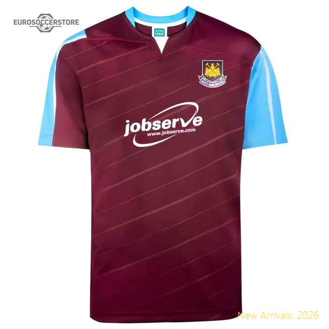 2005 West Ham Home Play Off Final Shirt (MOORE 6)-Football Shirts Shop