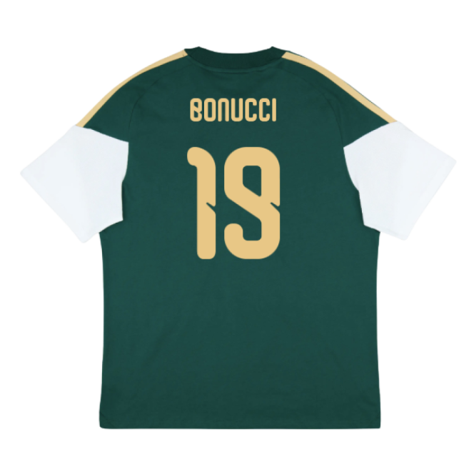 2026-2027 Italy Training Tee (Green) (Bonucci 19)-Football Shirts Shop