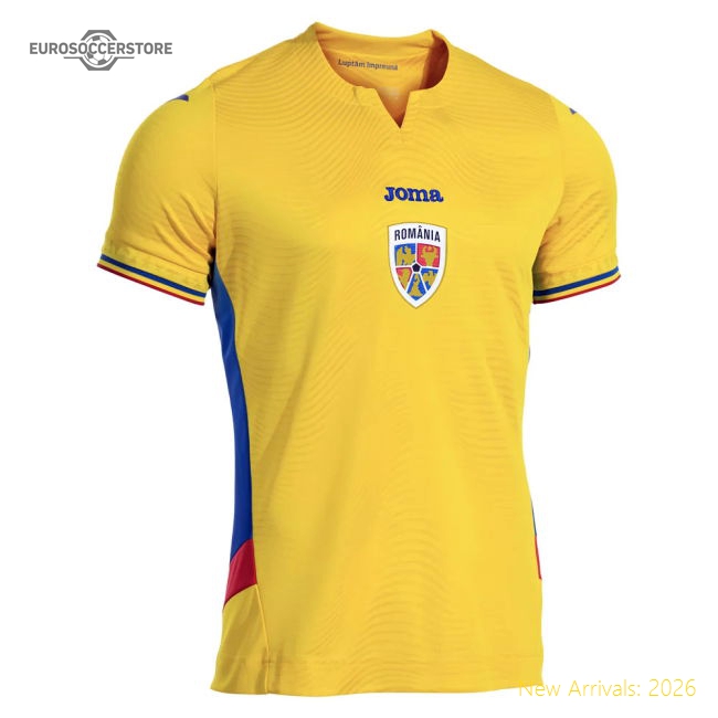 2025-2026 Romania Home Shirt (Dragus 7)-Football Shirts Shop