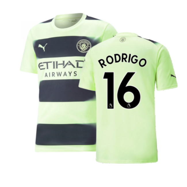 2022-2023 Man City Third Shirt (RODRIGO 16)-Football Shirts Shop