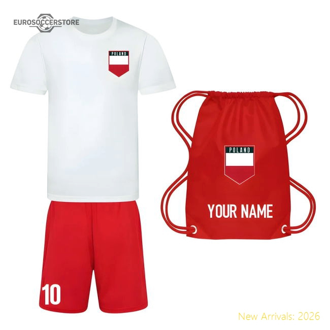 Personalised Poland Training Kit Package-Football Shirts Shop