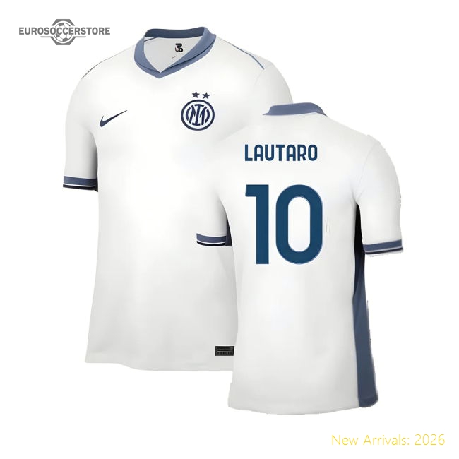 2024-2025 Inter Milan Away Shirt (Lautaro 10)-Football Shirts Shop
