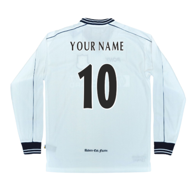 1997-1999 Tottenham Home LS Pony Retro Shirt (Your Name)-Football Shirts Shop