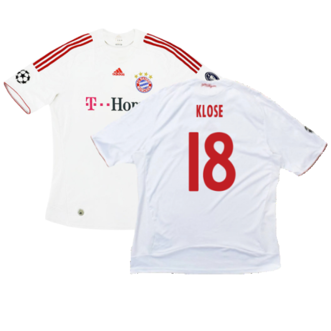Bayern Munich 2008-09 Third Shirt ((Very Good) XXL) (Klose 18)-Football Shirts Shop