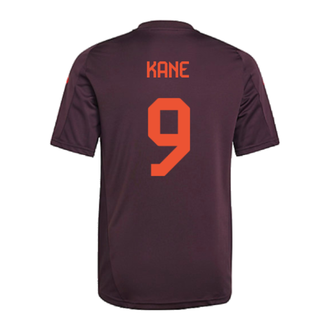 2024-2025 Bayern Munich Training Shirt (Shadow Maroon) - Kids (Kane 9)-Football Shirts Shop