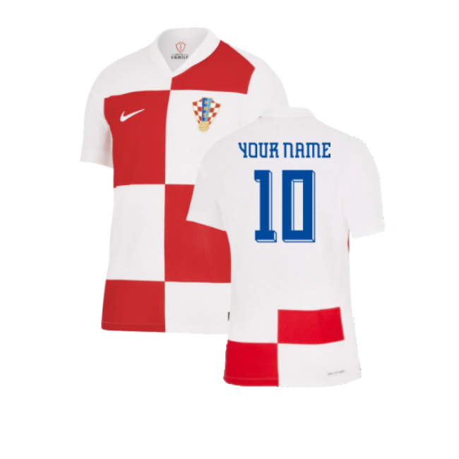 2024-2025 Croatia Home Dri-Fit ADV Authentic Shirt (Your Name)-Football Shirts Shop