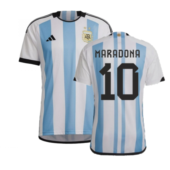 2022-2023 Argentina Home Shirt (MARADONA 10)-Football Shirts Shop