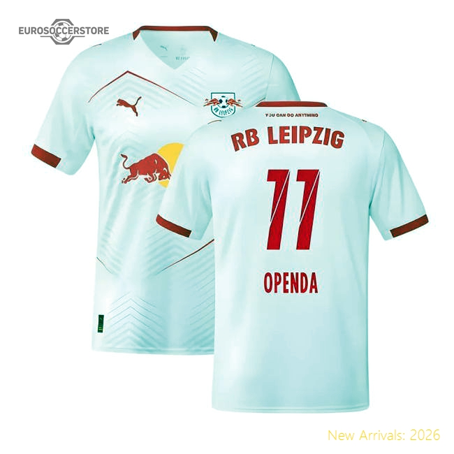 2025-2026 Red Bull Leipzig Home Shirt (Openda 11)-Football Shirts Shop