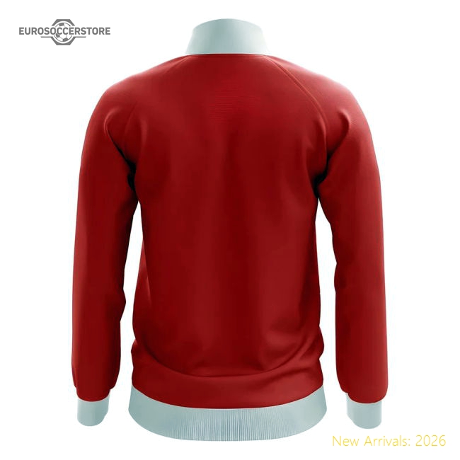 Aberdeen Concept Football Track Jacket (Red)-Football Shirts Shop