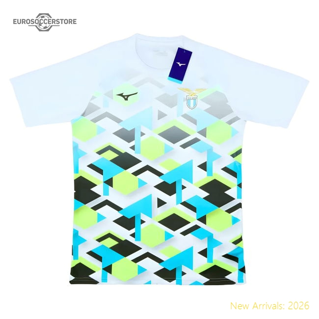 2024-2025 Lazio Pre-Match Jersey (White)-Football Shirts Shop