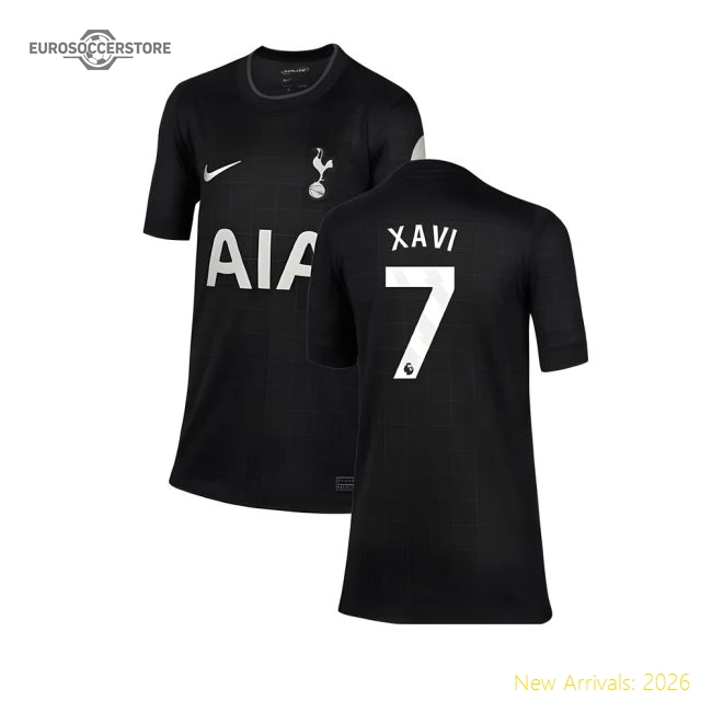 2025-2026 Tottenham Away Shirt (Kids) (Xavi 7)-Football Shirts Shop