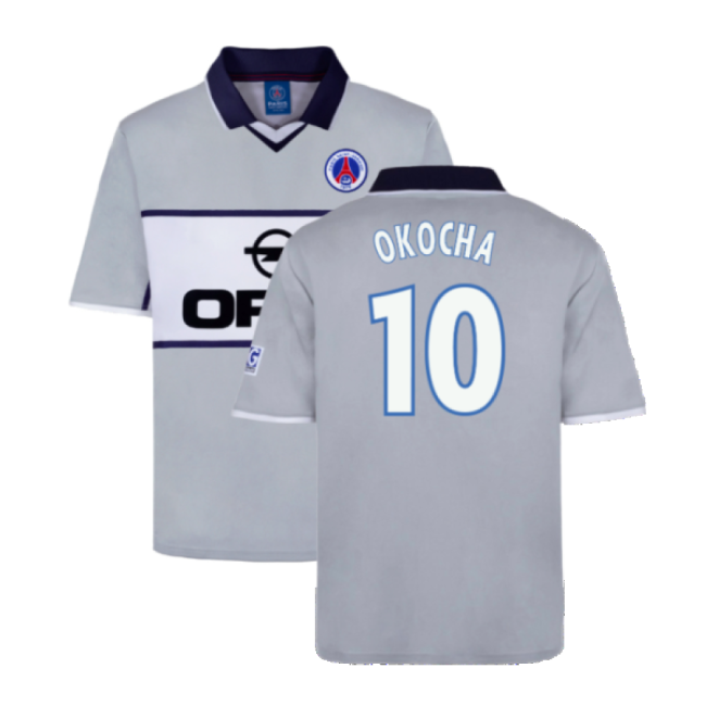 PSG 2000 Paris Saint Germain Away Shirt (Okocha 10)-Football Shirts Shop