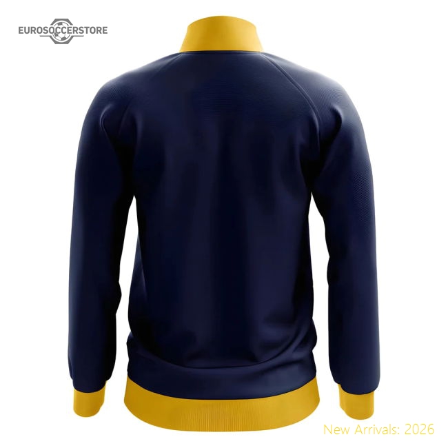 Boca Juniors Concept Football Track Jacket (Navy)-Football Shirts Shop