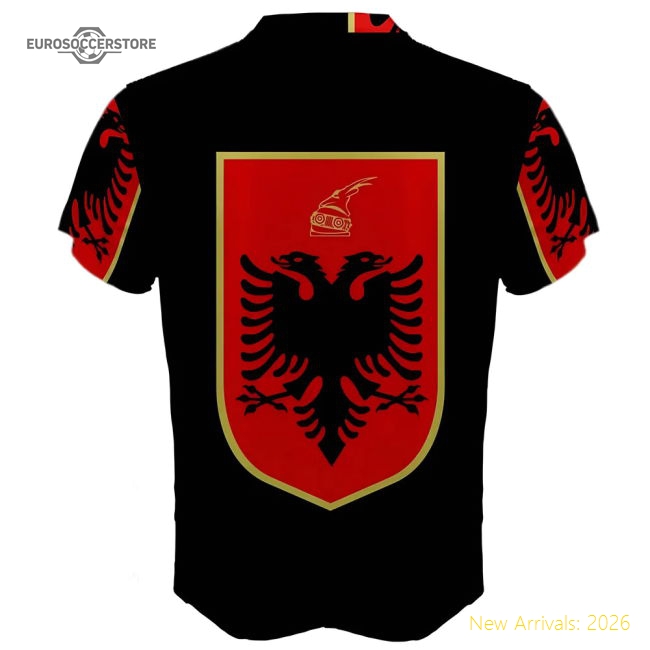 Albania Coat of Arms Sublimated Sports Jersey-Football Shirts Shop