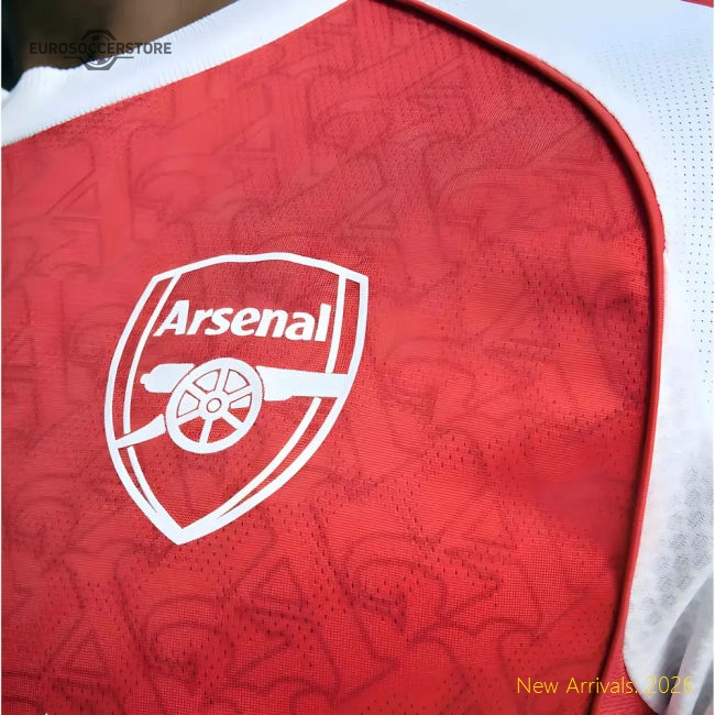 2025-2026 Arsenal Authentic Home Shirt-Football Shirts Shop