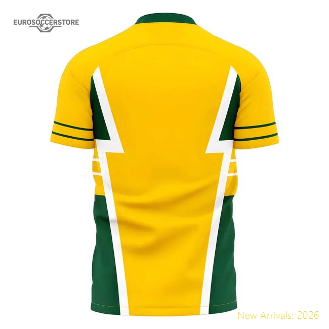 Australia 1990s Style Concept Football Kit (Libero)-Football Shirts Shop