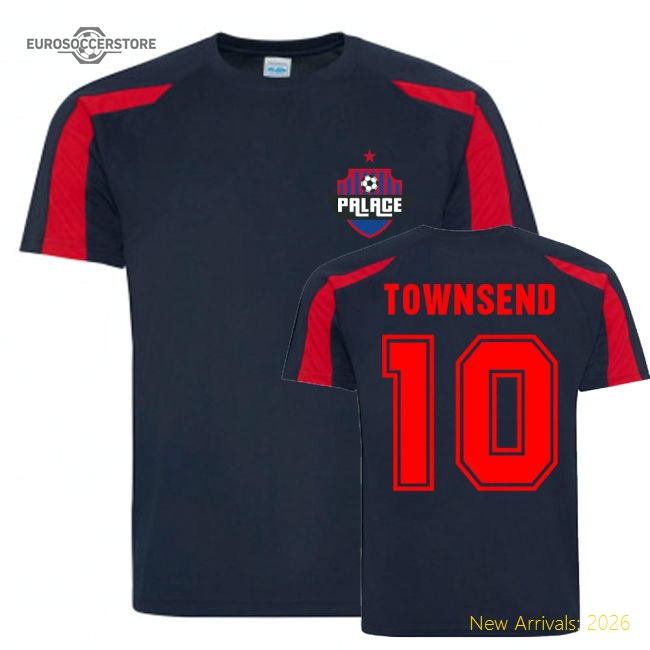Andros Townsend Crystal Palace Sports Training Jersey (Navy)-Football Shirts Shop