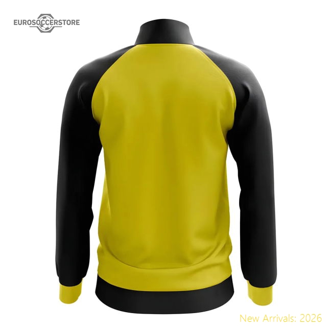 Uganda Concept Football Track Jacket (Yellow)-Football Shirts Shop